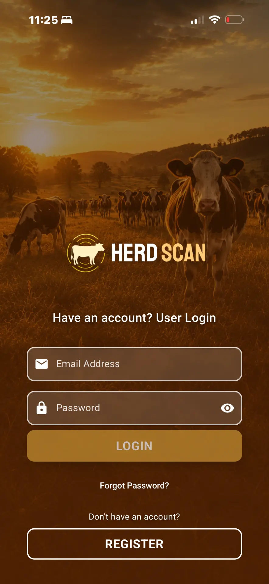 Herd Scan app screenshot